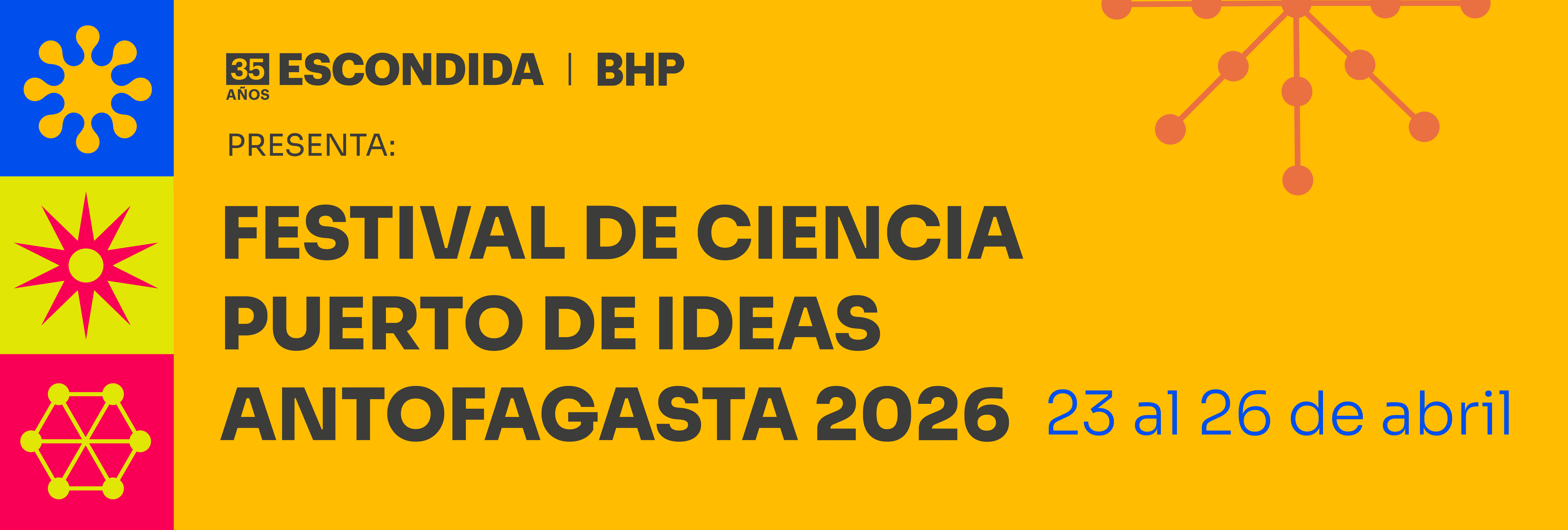 Imagen de Lanzamiento Festival de Ciencia Puerto de Ideas Antofagasta 2026